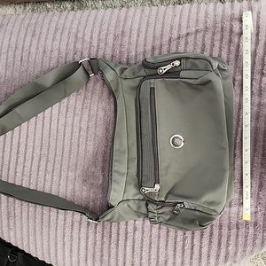 NWOT. Fabuxry. Gray shoulder bag.